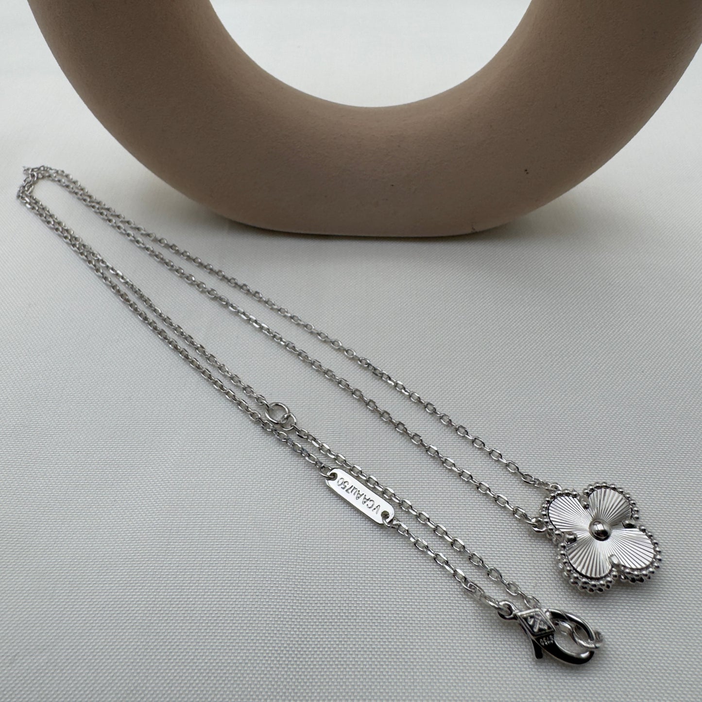 Collana Fiore Luminoso Argento VC