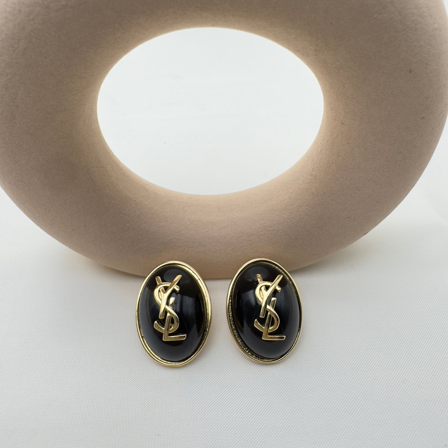 Orecchini Neri Elegance YSL