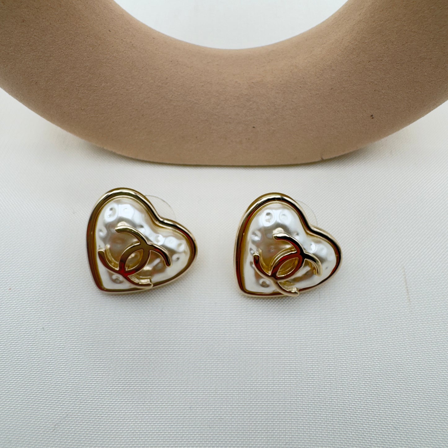 Orecchini Cuore CC Madreperla