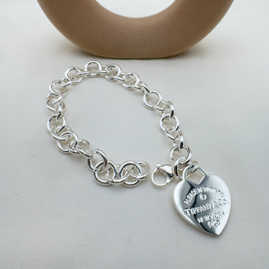 Bracciale Tiffany Cuore Silver