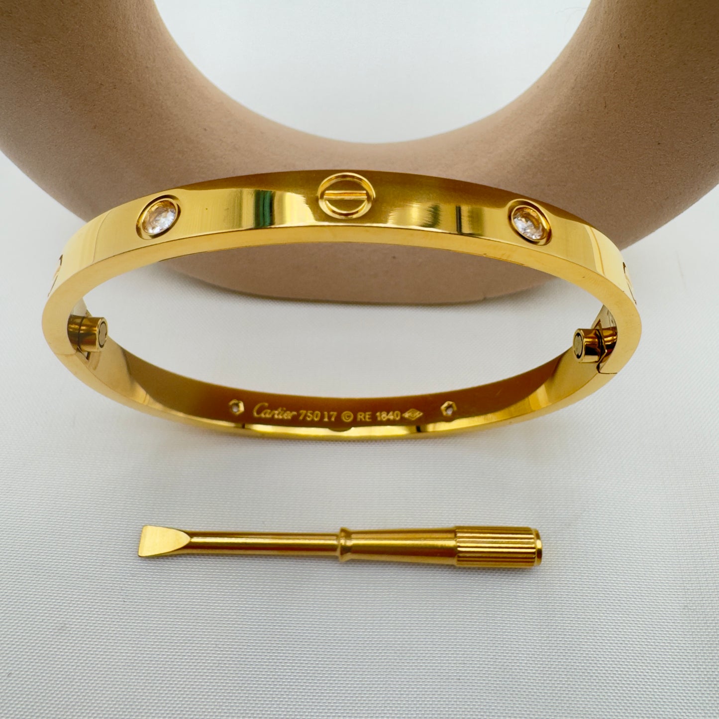 Bracciale Love Crystal Oro Cartier