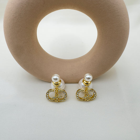 Orecchini Perla & Brillantini CD
