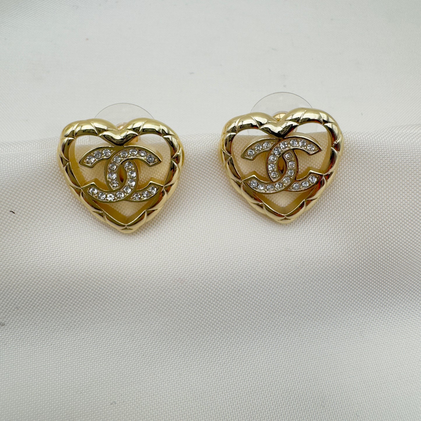 Orecchini Cuore Brillanti CC