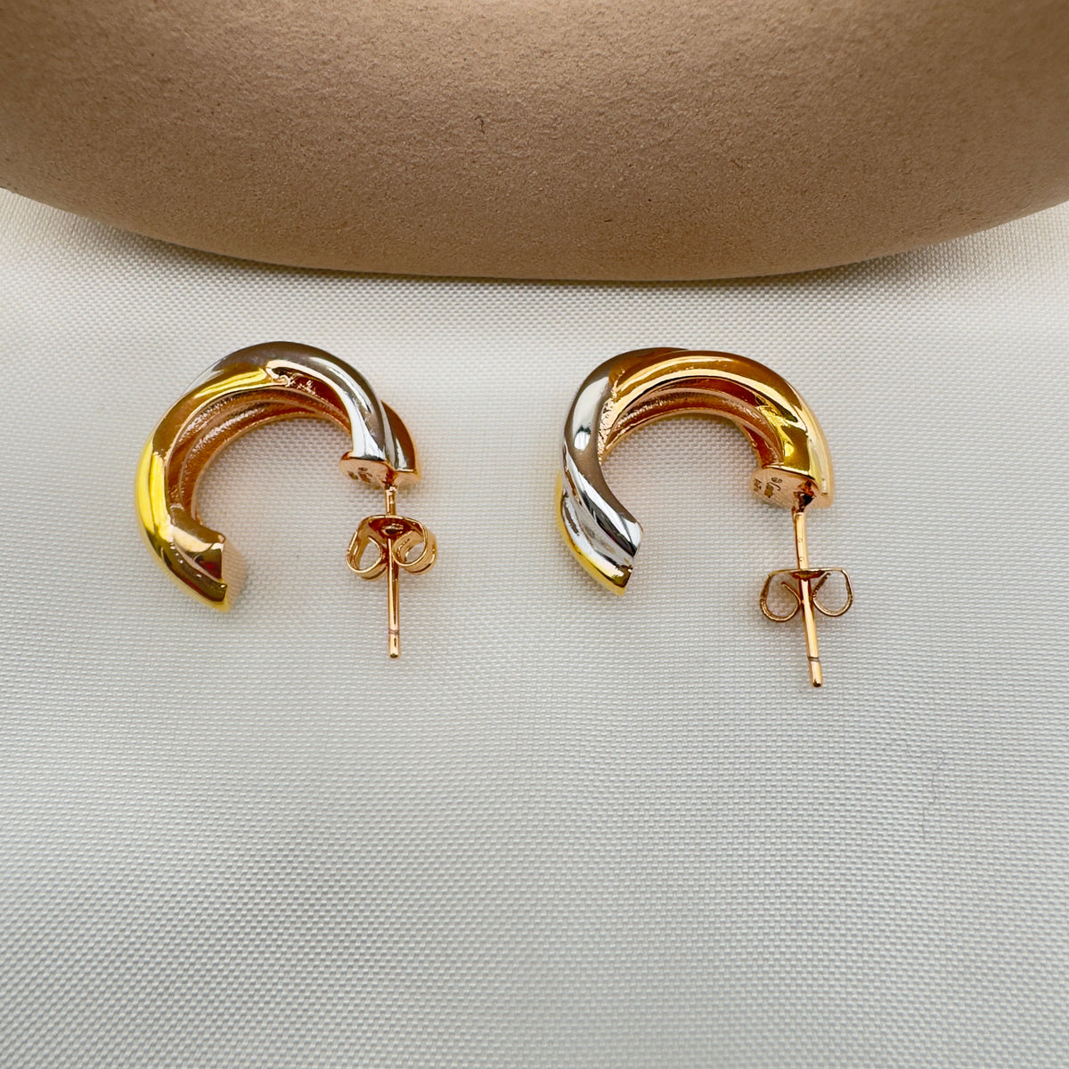 Orecchini Duo Gold & Silver