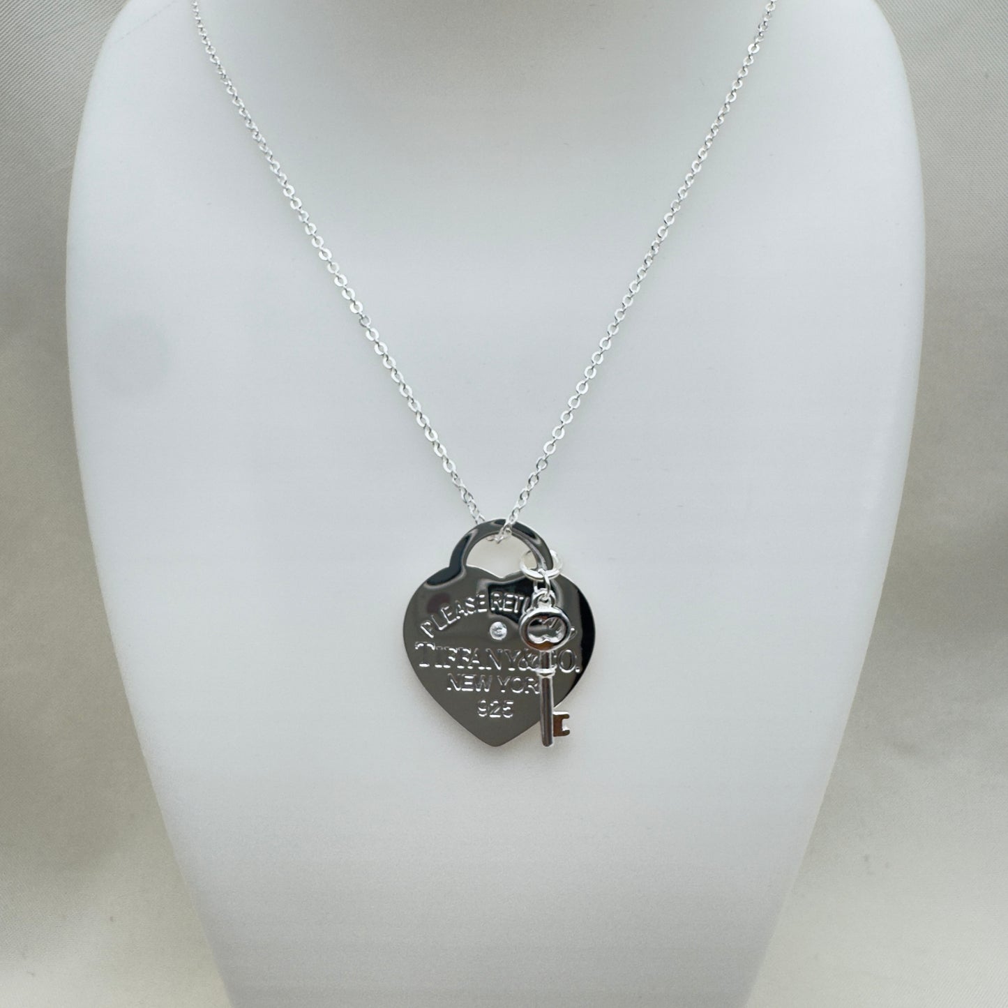 Collana Tiffany Heart con Chiave – Argento