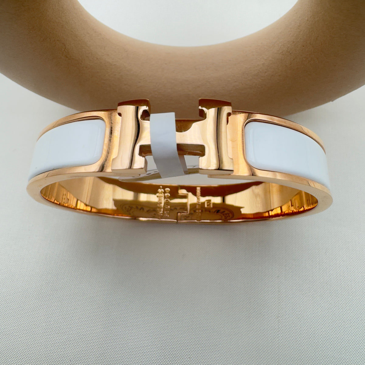 Bracciale Elegance Bianco & Oro Rosa