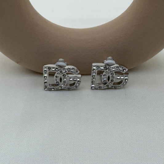 Orecchini DG Strass Chiusura a Clip
