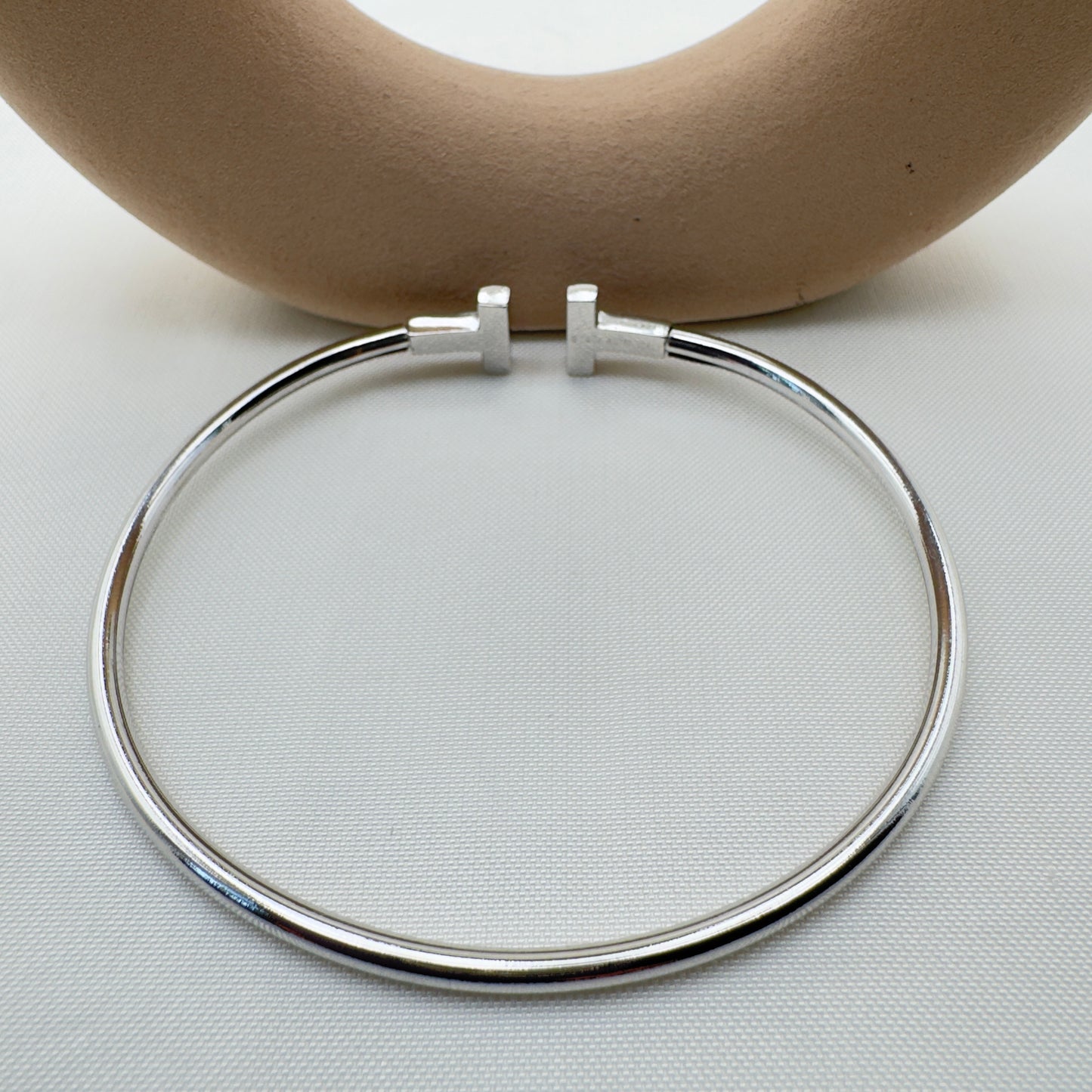 Bracciale Linea Tiffany con Zirconi Argento