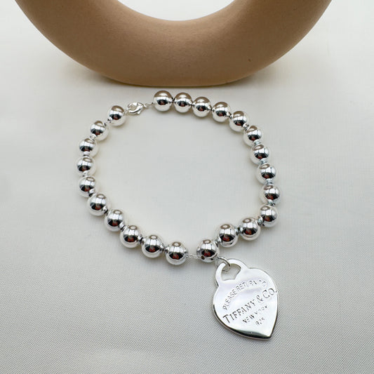 Bracciale Tiffy Heart Beads 8 mm