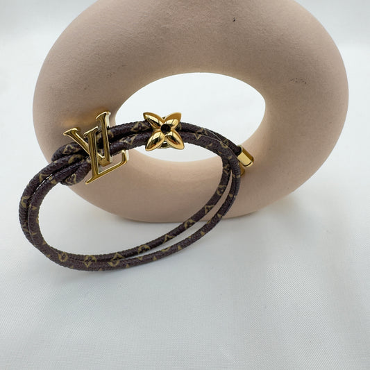 Bracciale Doppio Stile Monogram Oro LV